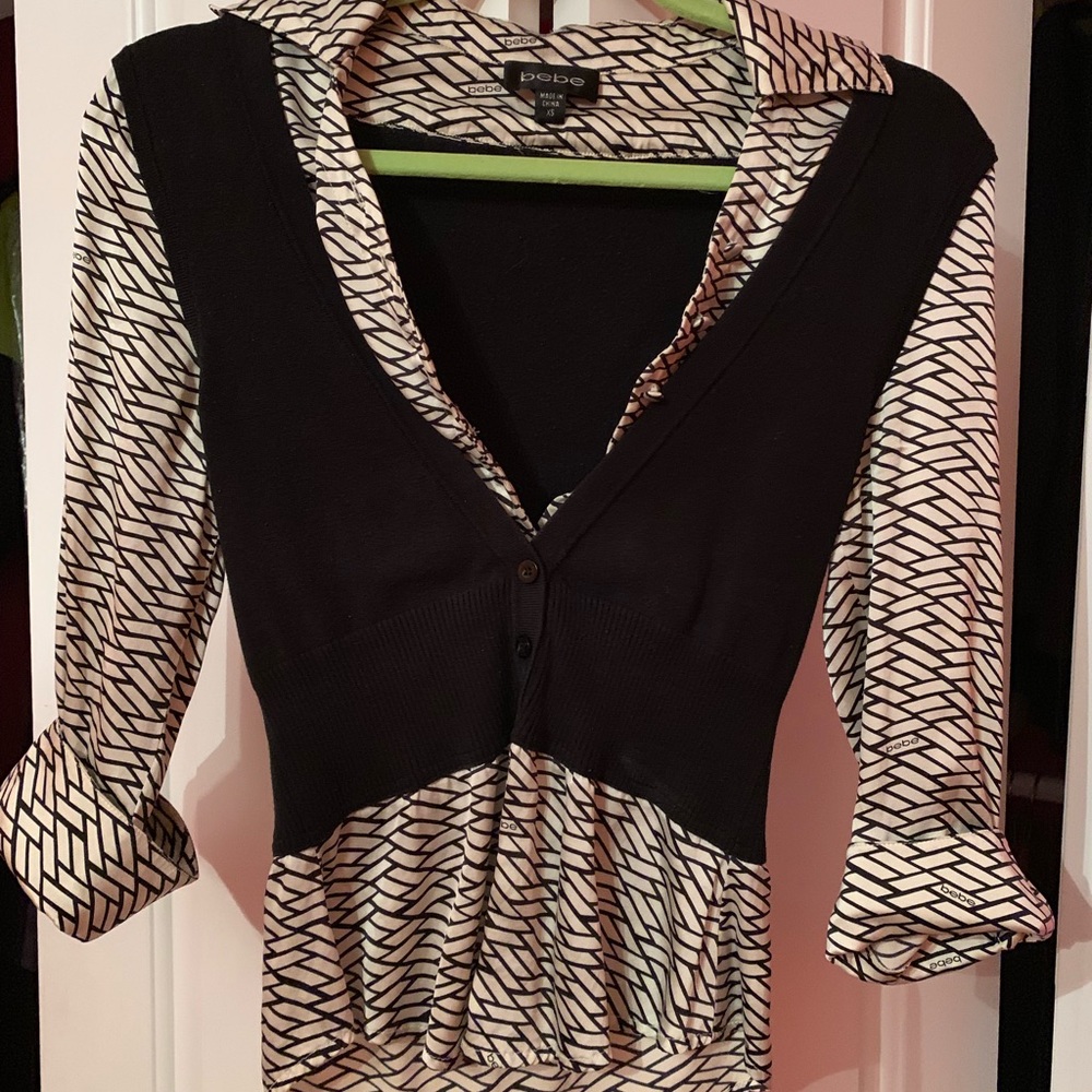 Bebe dressy shirt